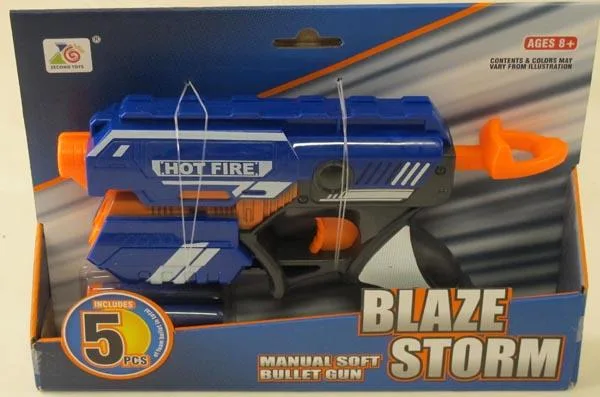 Pistole giocattolo «Blaze Storm - Manual soft bullet gun» (Zecong Toys)
