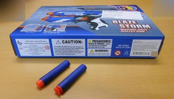 Pistole giocattolo «Blaze Storm - Manual soft bullet gun» — foto 3 dell'alert A12/0888/17