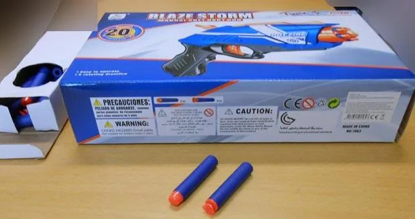 Pistole giocattolo «Blaze Storm - Manual soft bullet gun» — foto 6 dell'alert A12/0888/17