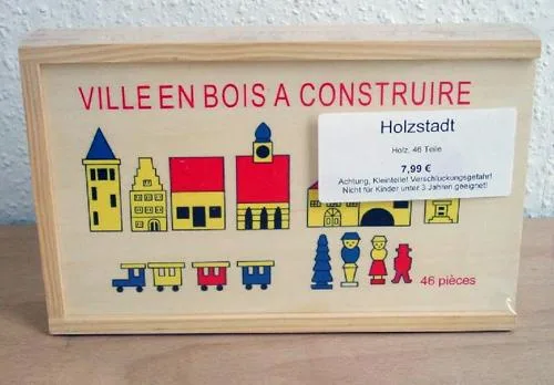 Blocchi di legno – "Holzstadt" (città di legno) (Unknown)