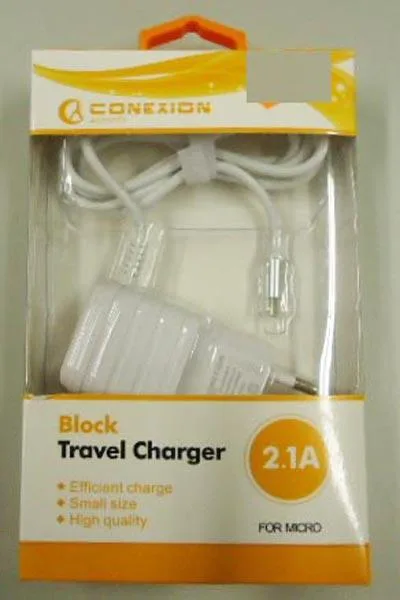 Caricabatterie da viaggio «Block Travel Charger» — foto 1 dell'alert A12/0859/17