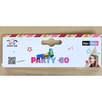 Set di fischietti giocattolo «Blowing Dragon / Trombita» (PARTY GO)
