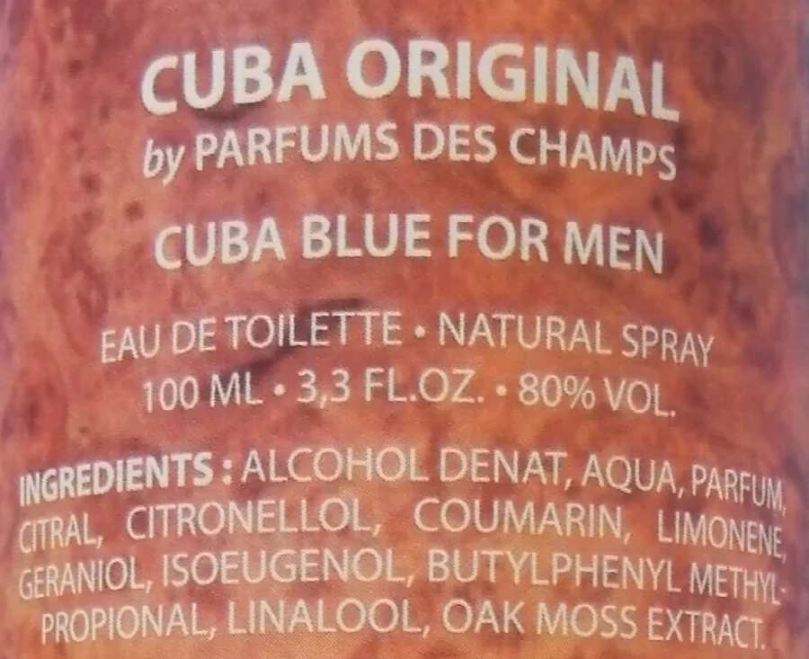 Eau de toilette «Blue» — foto 3 dell'alert A12/02770/23