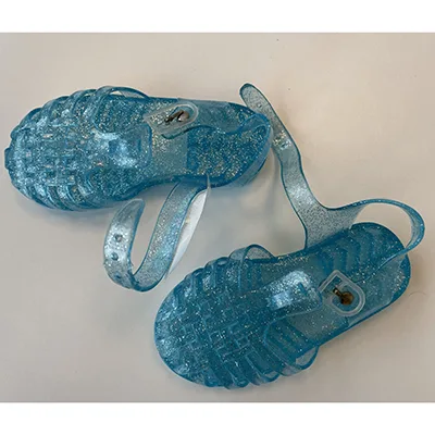 Sandali per bambini «Blue glitter sandals»