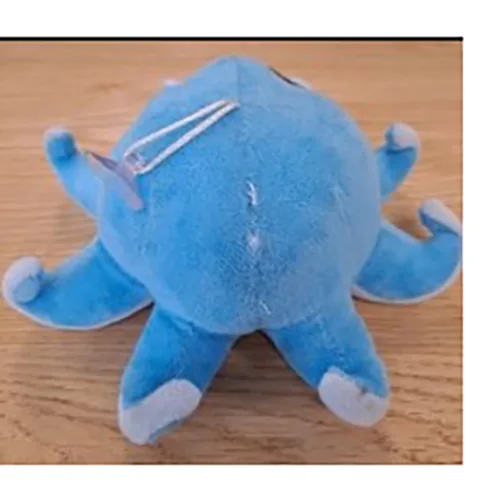 Giocattolo morbido «Blue Plush Octopus with Small Suction Cup» — foto 2 dell'alert INFO/00007/25