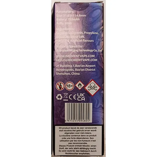 Sigaretta elettronica usa e getta «Blue raspberry» — foto 3 dell'alert A12/00351/24