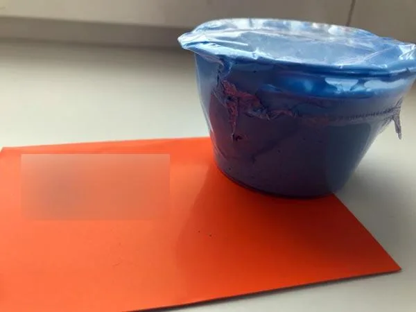 Melma del giocattolo «Blue slime» (Unknown)