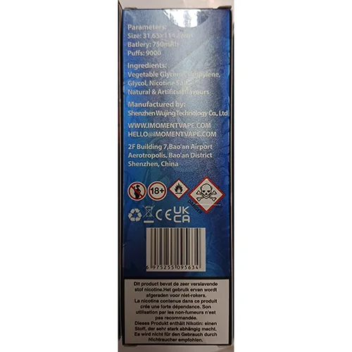 Sigaretta elettronica usa e getta «Blueberry Ice» — foto 4 dell'alert A12/00350/24