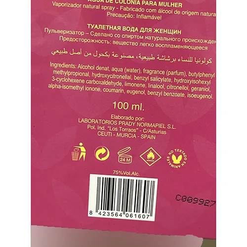Eau de toilette «Blueberry's woman» — foto 7 dell'alert A12/02043/24