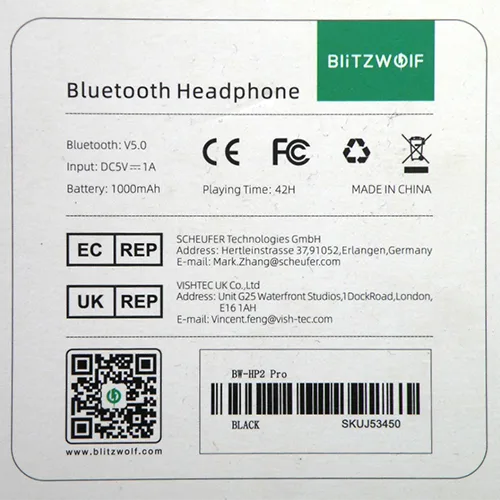 Cuffie senza fili «Bluetooth Headphones» — foto 3 dell'alert OR/00057/26