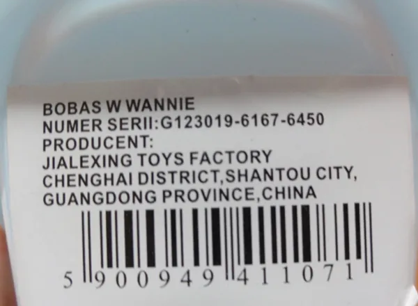 Giocattolo di plastica «Bobas w wannie» — foto 5 dell'alert A12/01582/20