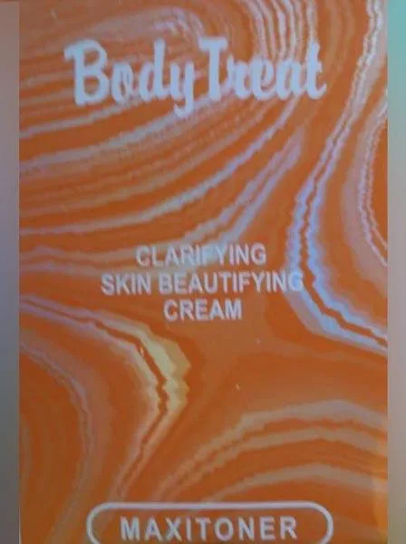Prodotto schiarimento della pelle «Body Treat / MAXITONER Clarifying Skin Beautifying Cream» — foto 2 dell'alert A12/0004/16
