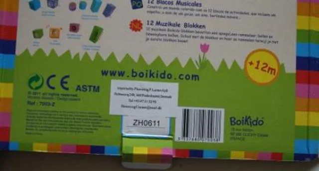 Blocchi musicali in legno «Boikido12 musical blocks» (Boikido)