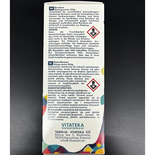 Acido borico «Нз ВОз Boric Acid» — foto 2 dell'alert SR/00072/26