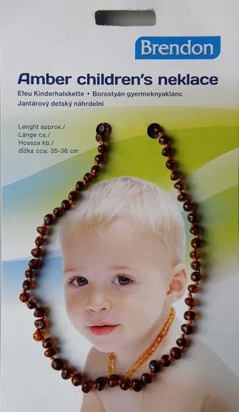 Collana di ambra «Borostyán gyermeknyaklánc ("Amber children´s necklace")» (Brendon)