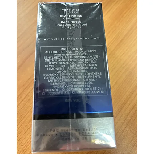 Eau de toilette «Boss bottled night» (Hugo Boss)