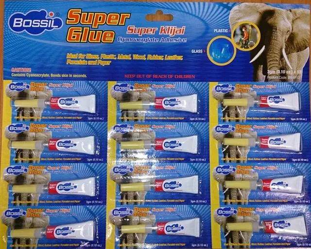 Colla «BOSSIL SUPER GLUE» — foto 1 dell'alert A11/0001/14