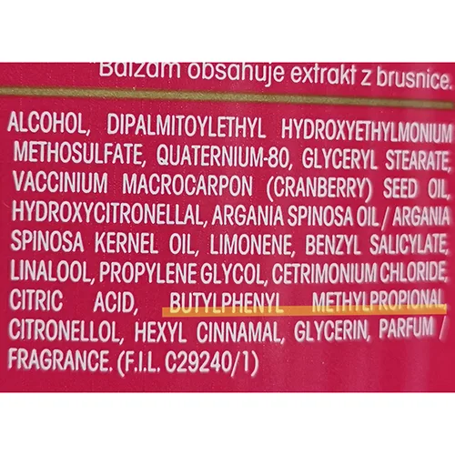 Balsamo per capelli «BOTANIC THERAPY» — foto 3 dell'alert SR/03653/25