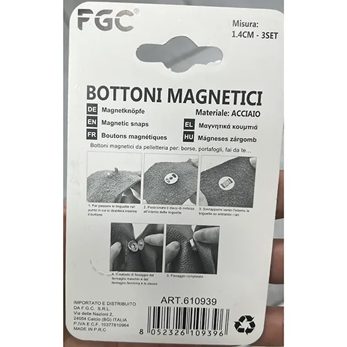 Pulsanti magnetici «BOTTONE MAGNETICO» — foto 2 dell'alert SR/01361/25