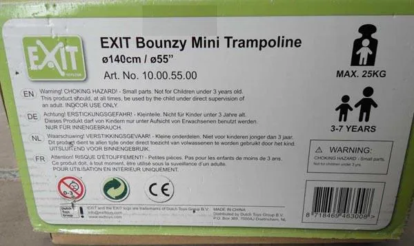 Trampolino «Bounzy Mini Trampoline» — foto 3 dell'alert A11/0071/17