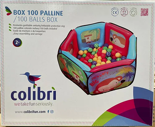 Piscina giocattolo «BOX 100 Palline» — foto 4 dell'alert A12/01256/21