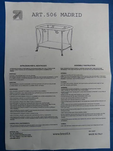 Box reticolare per bambini – Madrid (Brestil)