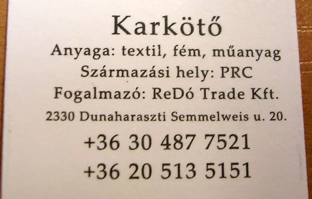 Bracciale amicizia/Barátság karkötő «Bracelet» — foto 4 dell'alert A12/01305/20