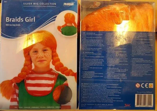 Parrucca giocattolo «Braids Girl» (Folawear)