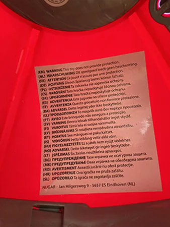 Casco per vigili del fuoco giocattolo «Brandmanshjälm med ljus och ljud» — foto 4 dell'alert A12/00259/22