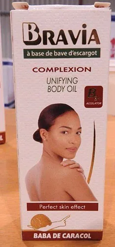 Olio per il corpo che schiarisce la pelle «Bravia unifying Body Oil» — foto 2 dell'alert A12/02072/23