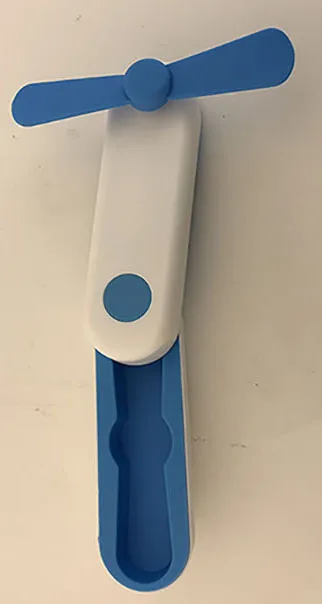 Mini ventilatore portatile «Braxton Fläkt» (Blue Collection)