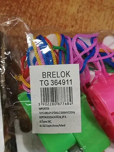 Giocattolo di fischietto «Brelok» — foto 2 dell'alert A12/01315/21