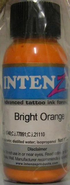Inchiostro del tatuaggio & #13; & #13; & #13; «Bright orange» — foto 2 dell'alert A12/1231/12