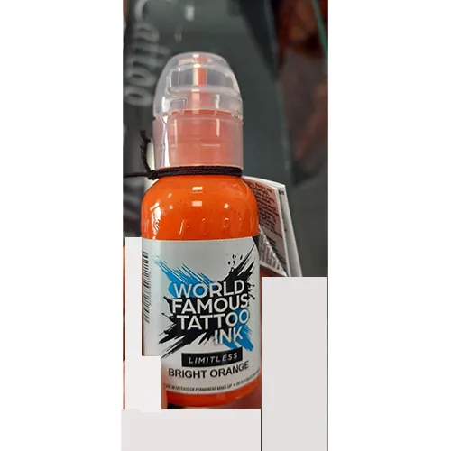 Inchiostro per tatuaggi «BRIGHT ORANGE» (WORLD FAMOUS TATTOO INK LIMITLESS)
