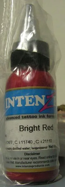 Inchiostro del tatuaggio & #13; & #13; & #13; «Bright red» — foto 2 dell'alert A12/1232/12