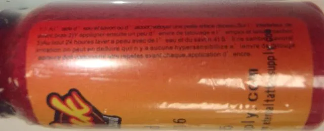 Inchiostro del tatuaggio «Bringing you the brightest Color Period – Lipstick Red» — foto 1 dell'alert A12/0584/14