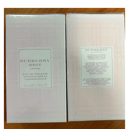 Eau de toilette «Brit Sheer» — foto 1 dell'alert SR/02425/25