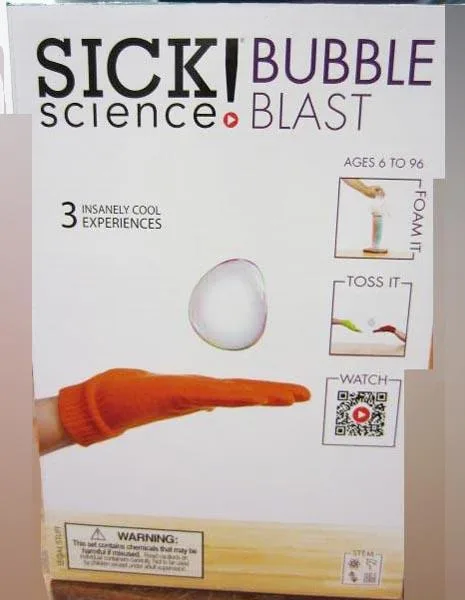 Giocattolo di bolla «BUBBLE BLAST» (Sick Science)