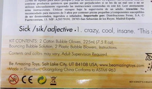 Giocattolo di bolla «BUBBLE BLAST» — foto 3 dell'alert A12/0429/17