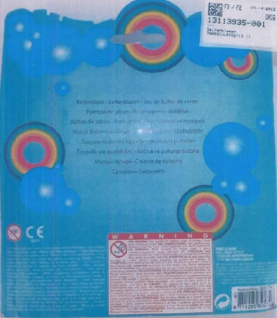 Bolle di sapone «Bubble Blow» — foto 3 dell'alert A12/1893/13