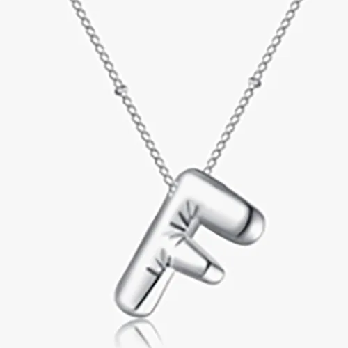 Collana «Bubble,Gold Plated Initial A-Z Alphabet Pendant» — foto 4 dell'alert SR/00770/26