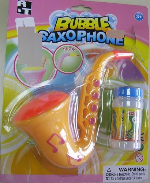 Giocattolo della bolla di sapone «Bubble saxophone» (R&amp;T)