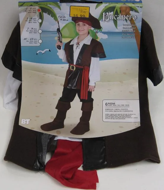 Costume da abito fantasia «Bucanero» — foto 2 dell'alert A12/0058/14