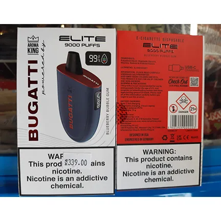 Sigaretta elettronica monouso «BUGATTI» (Aroma King)