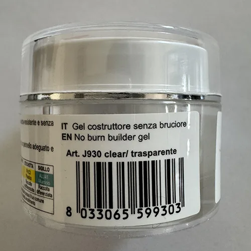 Smalto per unghie in gel «Buider Gel - No Burn Extremely strong» — foto 4 dell'alert SR/01692/26