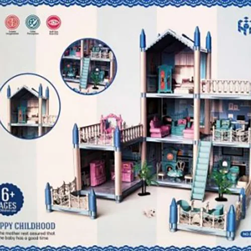 Giocattolo della casa delle bambole «Building Blocks Dolls House» (HAPPY childhood)