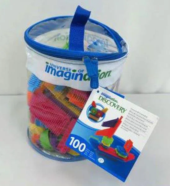 Blocchi di costruzione «Building blocks with pins - Discovery» (Universe of imagination)