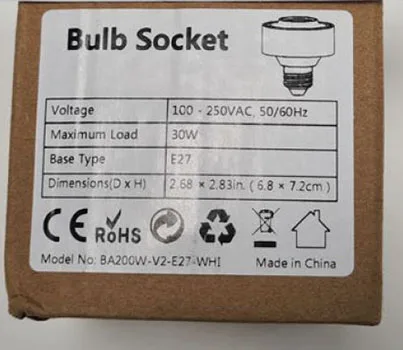 Portalampada «Bulb Socket» — foto 2 dell'alert A12/01634/23