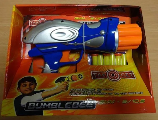 Pistola giocattolo «Bumblebee» — foto 2 dell'alert A12/1705/16