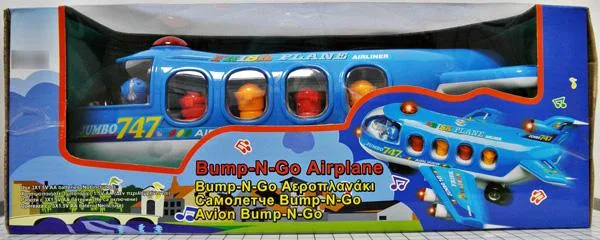 Giocattolo musicale «BUMP-N-GO AIRPLANE» (Jumbo)
